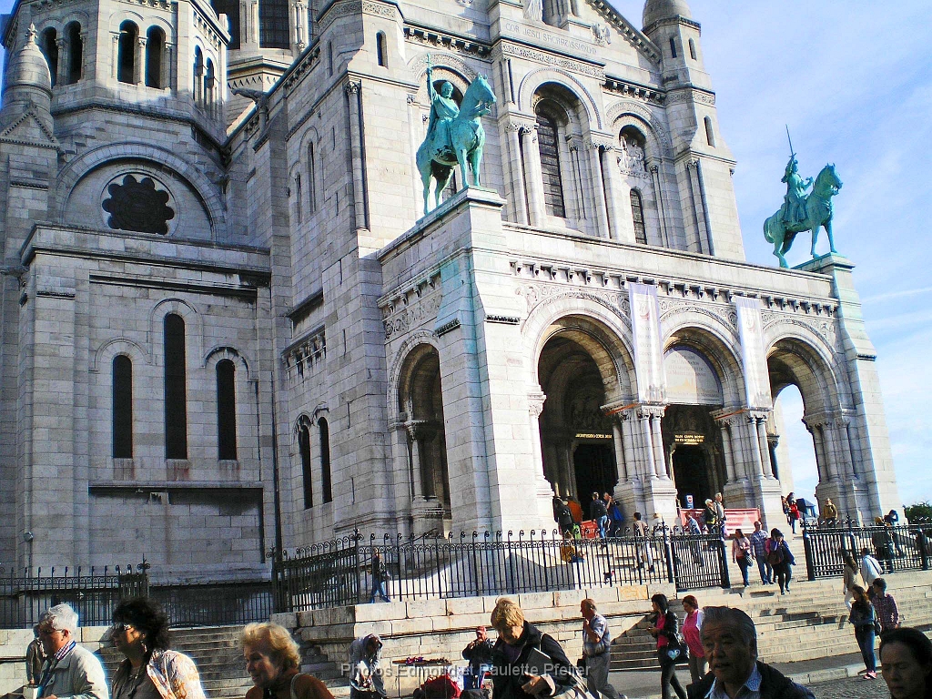 Basilique du Sacre Coeur de Montmatre 1.JPG - Basilique du Sacré Coeur de Montmatre. Septembre 2013.       